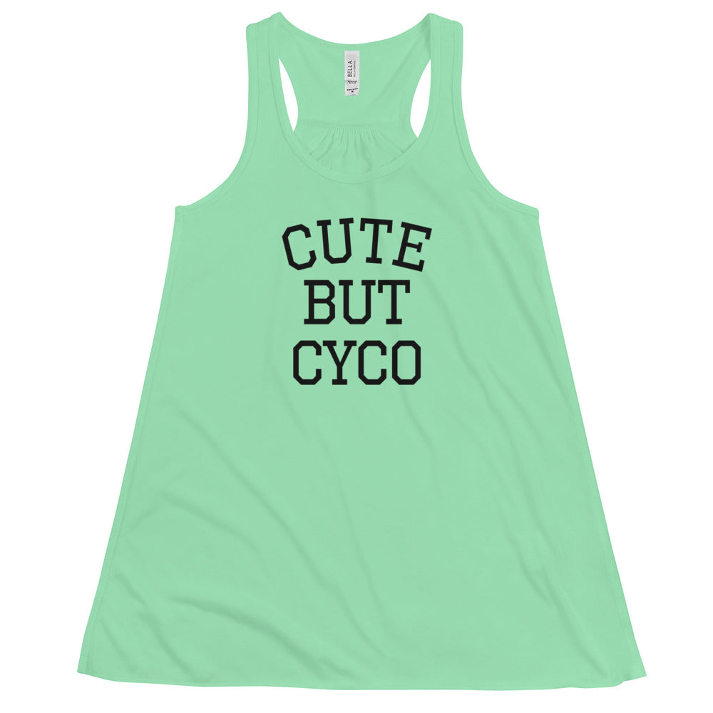 Cute But Cyco Women's Flowy Racerback Tank