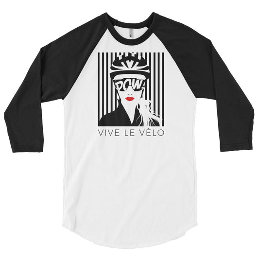 Vive Le Velo 3/4 sleeve (la France)