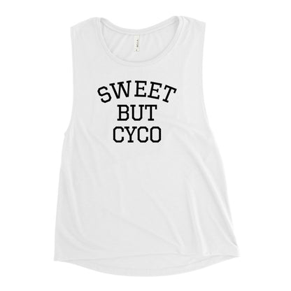 Sweet But Cyco Ladies’ Muscle Tank (Dark)