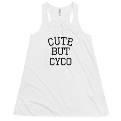 Cute But Cyco Women's Flowy Racerback Tank