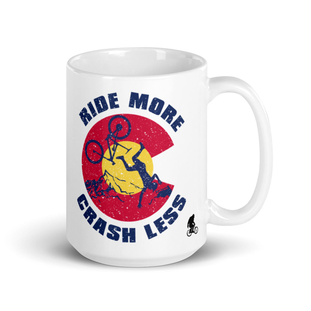 Ride More Crash Less Mug