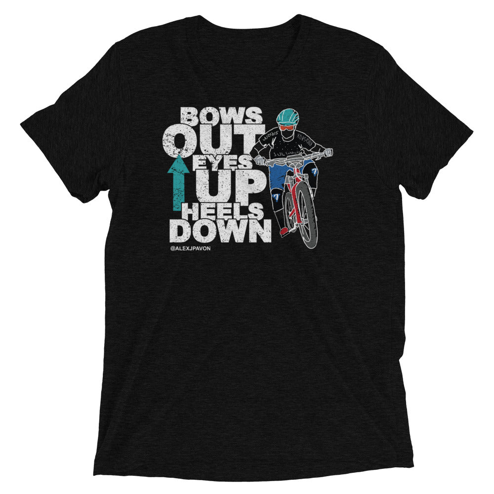 Bow Out Eyes Up Heels Down Short Sleeve