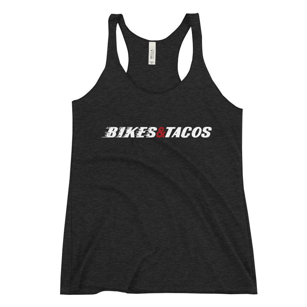Bikes and Tacos Racerback Tank