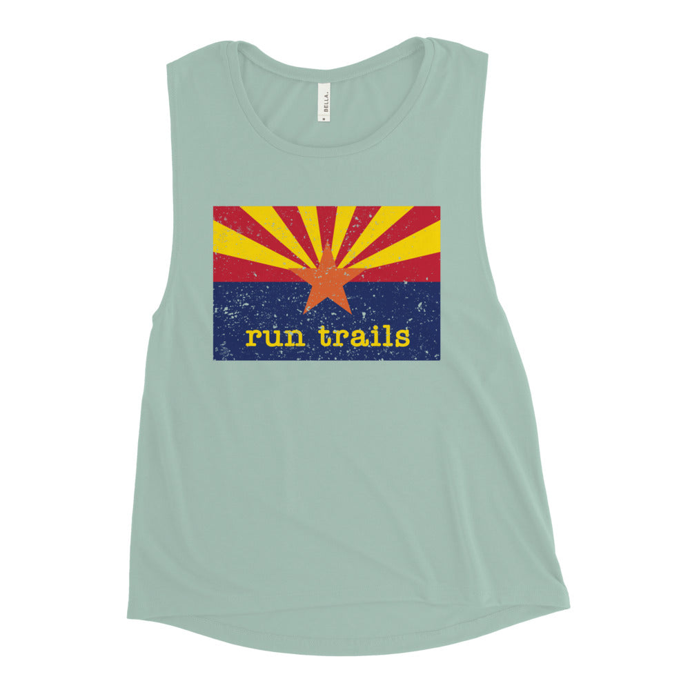 Run Trails Muscle Tank
