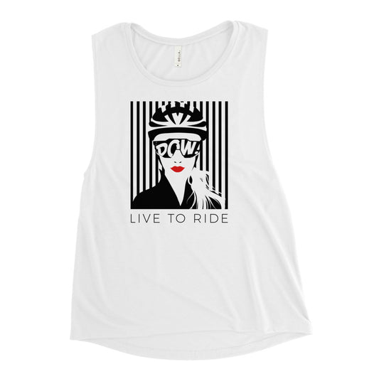 Live To Ride (la France) Ladies’ Muscle Tank