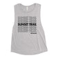 Sunset Trail Muscle Tank (BLK)