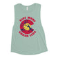 Ride More Crash Less Ladies’ Muscle Tank