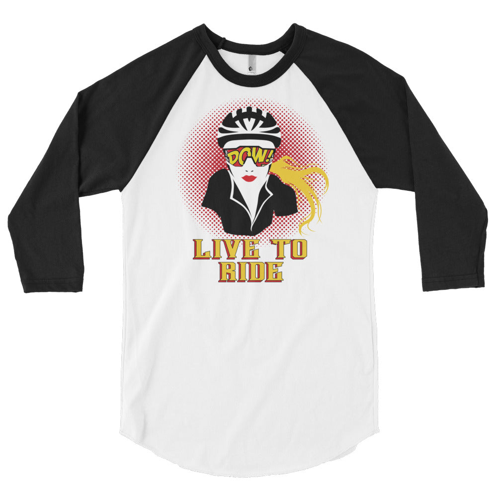 Live To Ride 3/4 sleeve