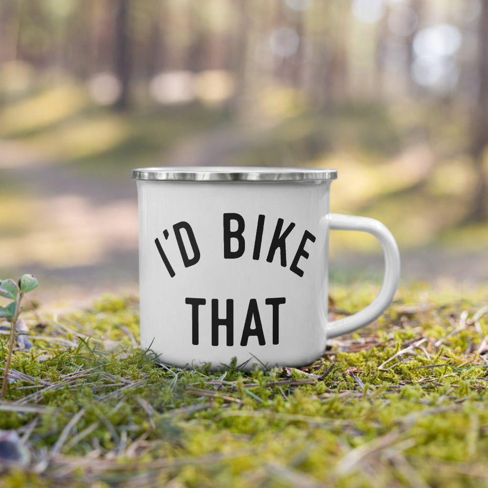 I'd Bike That Camping Mug