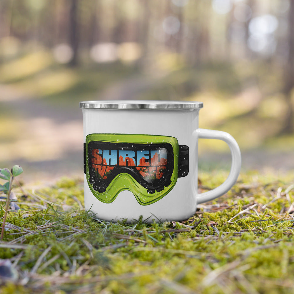 Shred the Red Camping Mugs