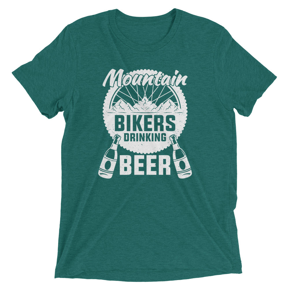 Mountain Bikers Drinking Beer SS (Dark)