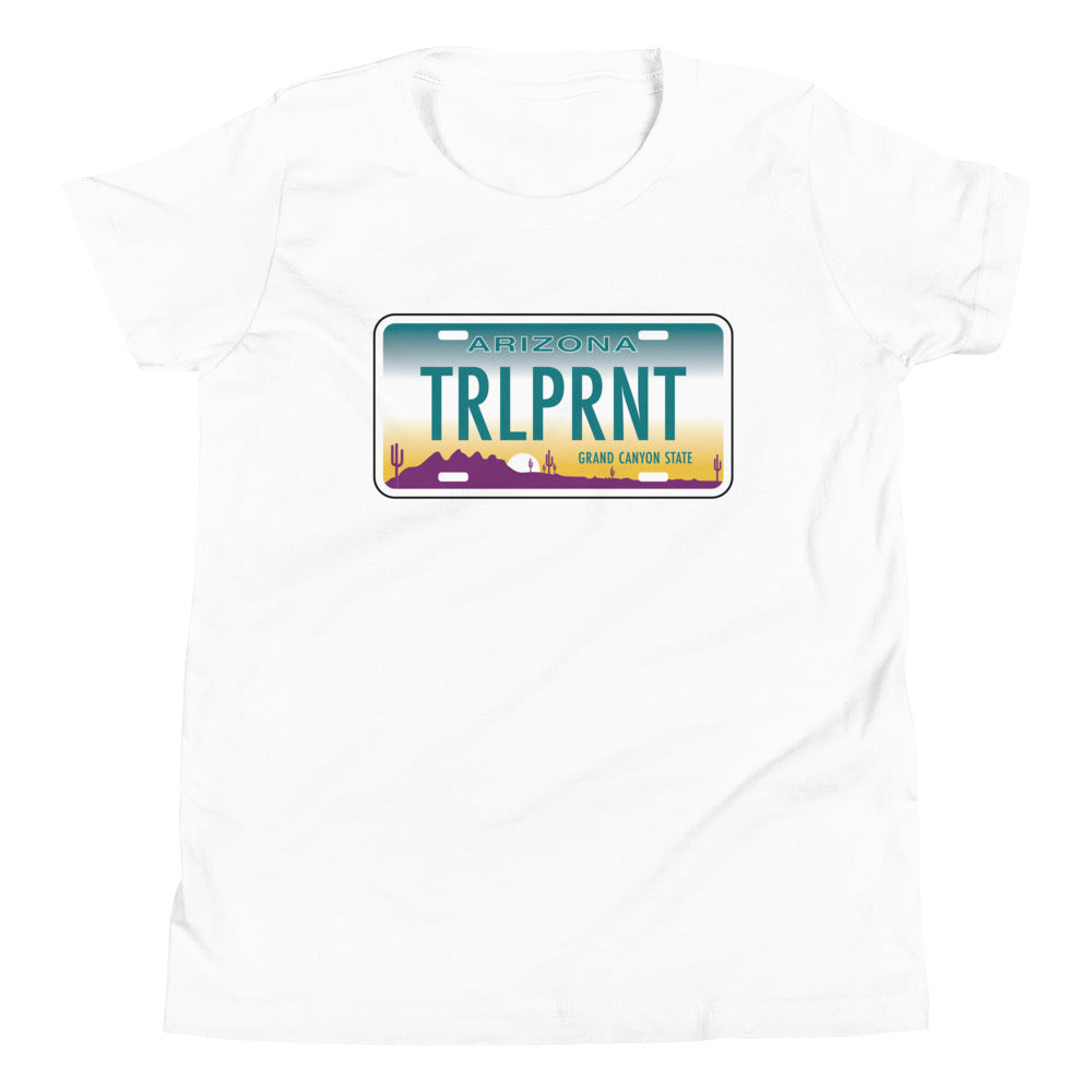 TRLPRNT Arizona License Youth Tee